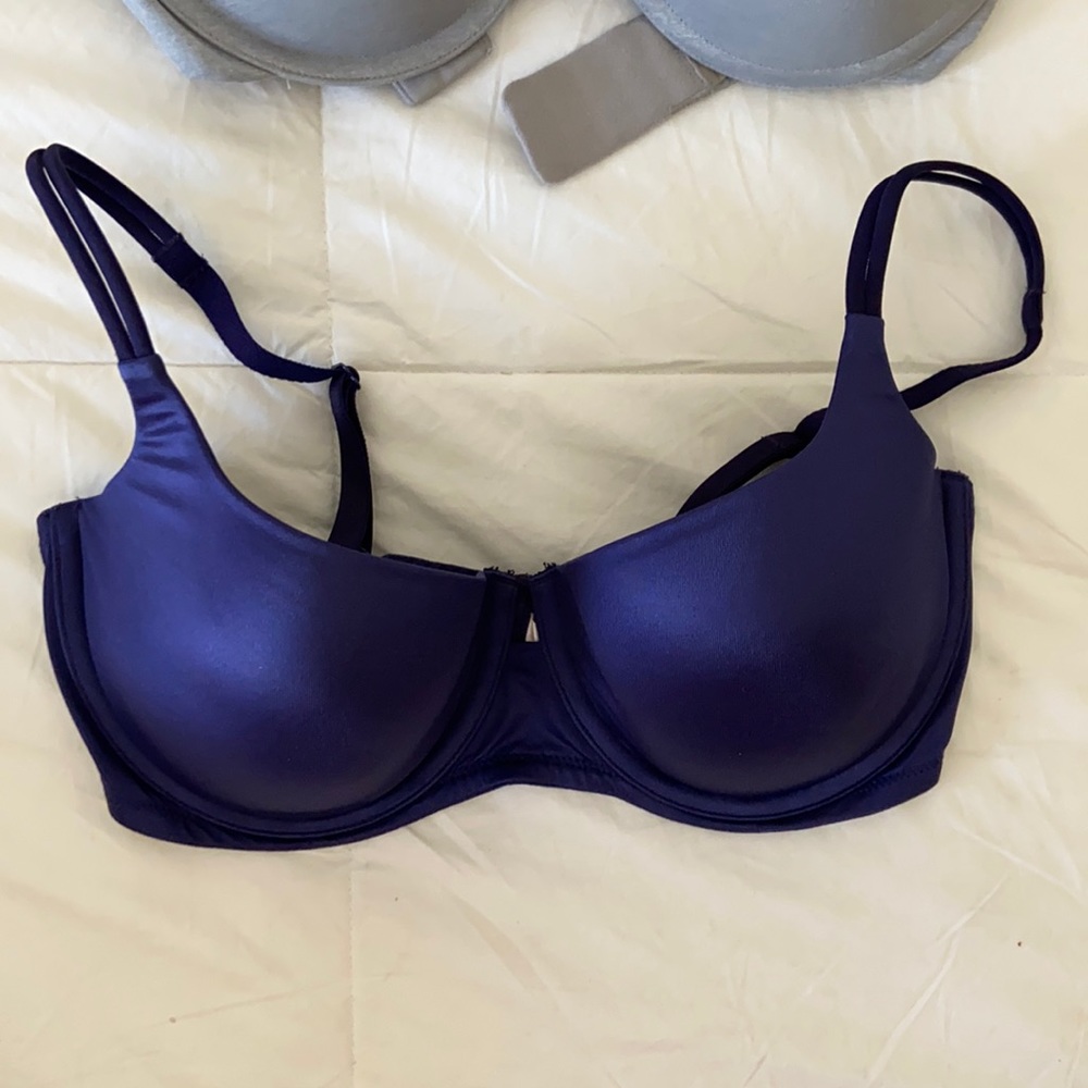 EUC VS 34D navy blue Very Sexy push-up bra